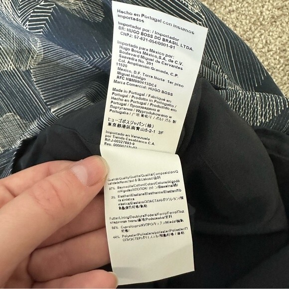 BOSS Hugo Dokysina Abstract Floral Sheath Dress Size 8 - Picture 14 of 15